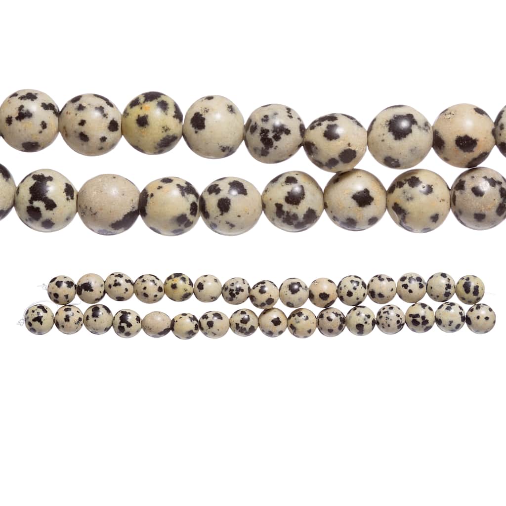 2mm Dalmatian Jasper Smooth Round Gemstone Beads 174 Beads